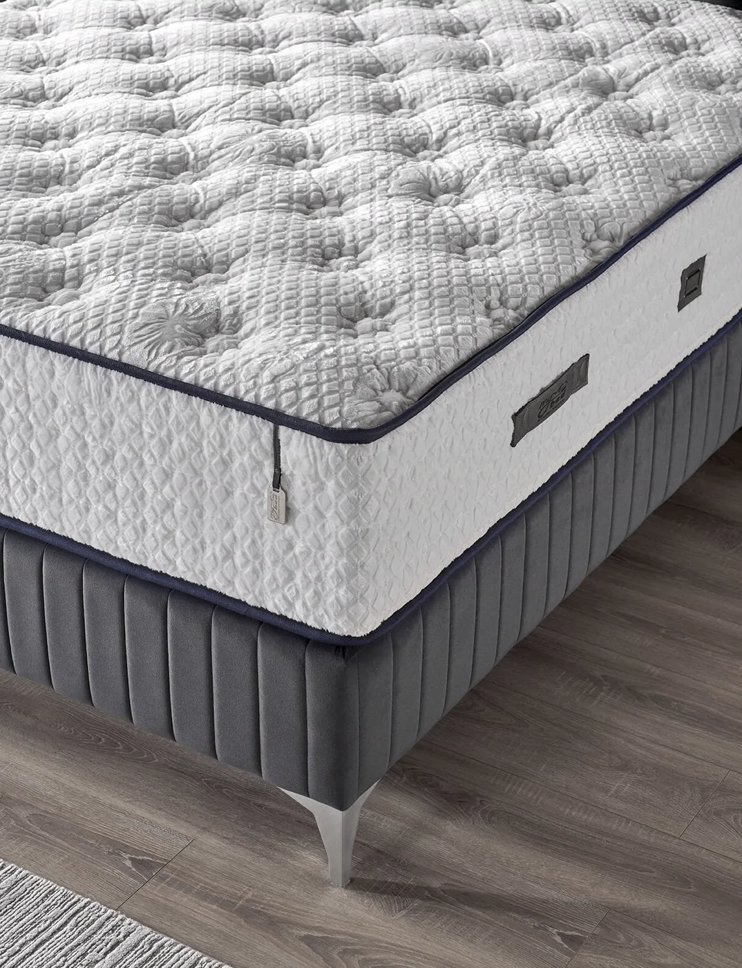 Still 100x200 Single Mattress, Divan Base, Headboard Set