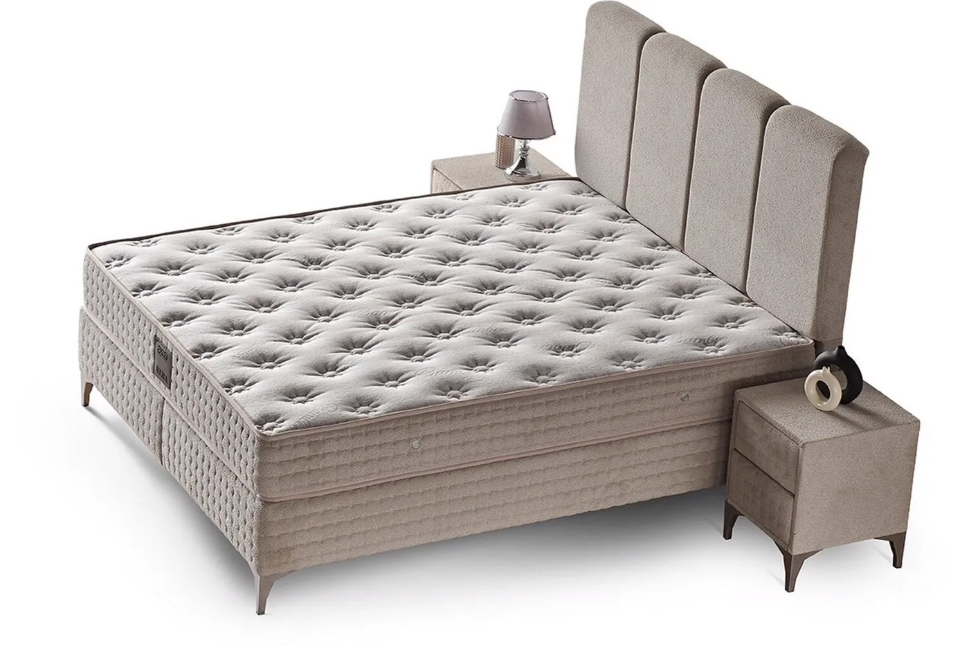 Hera 140x190 Double Mattress, Divan Base, Headboard Set