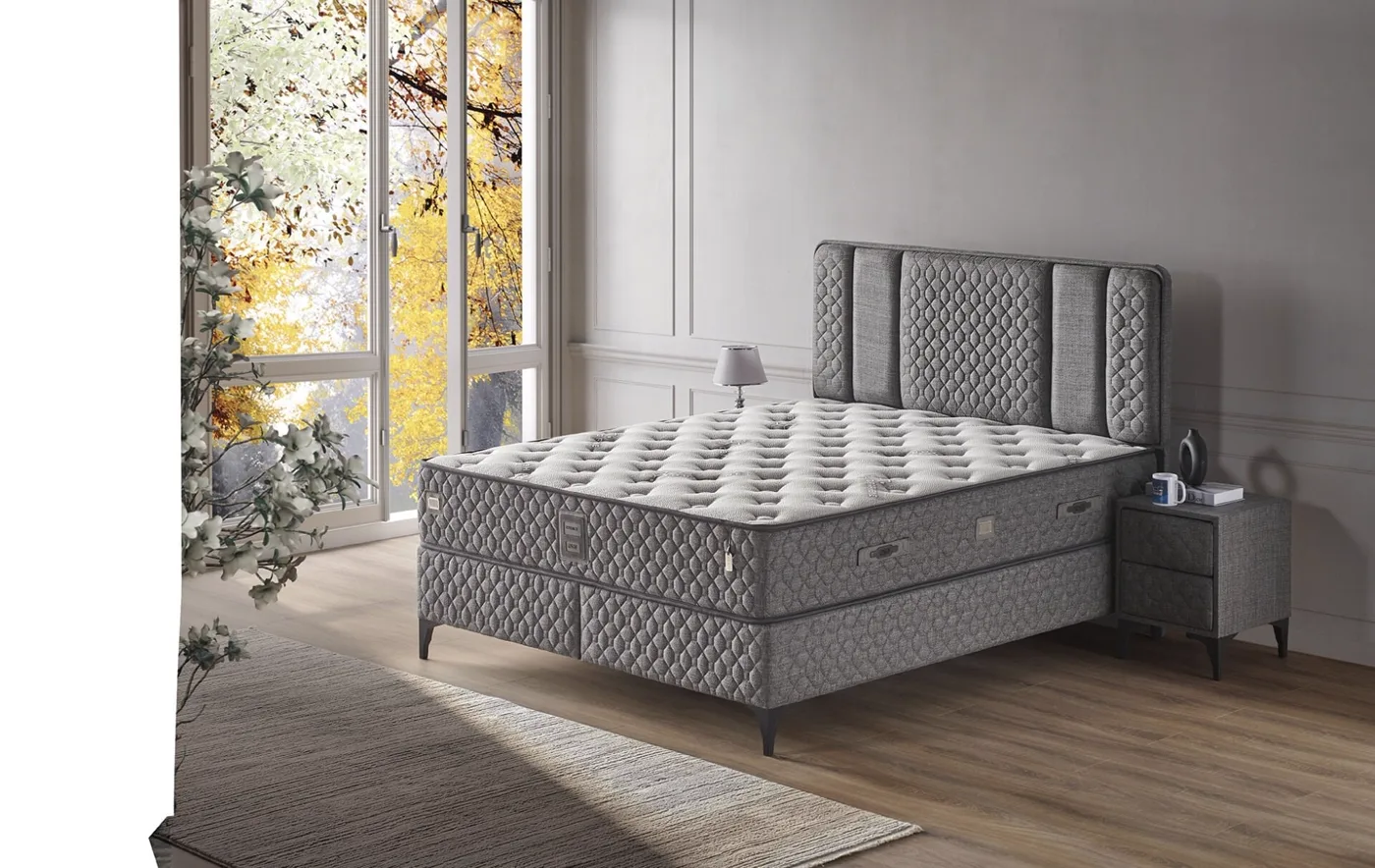 Energy 160x200 Double Mattress, Divan Base, Headboard Set