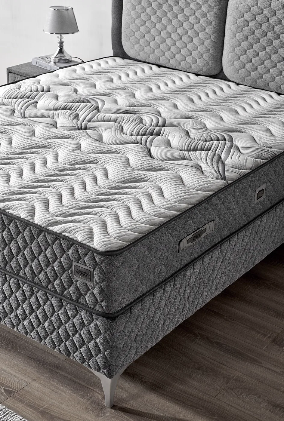 Bella 160x200 tweepersoons matras, boxspring, hoofdbord set