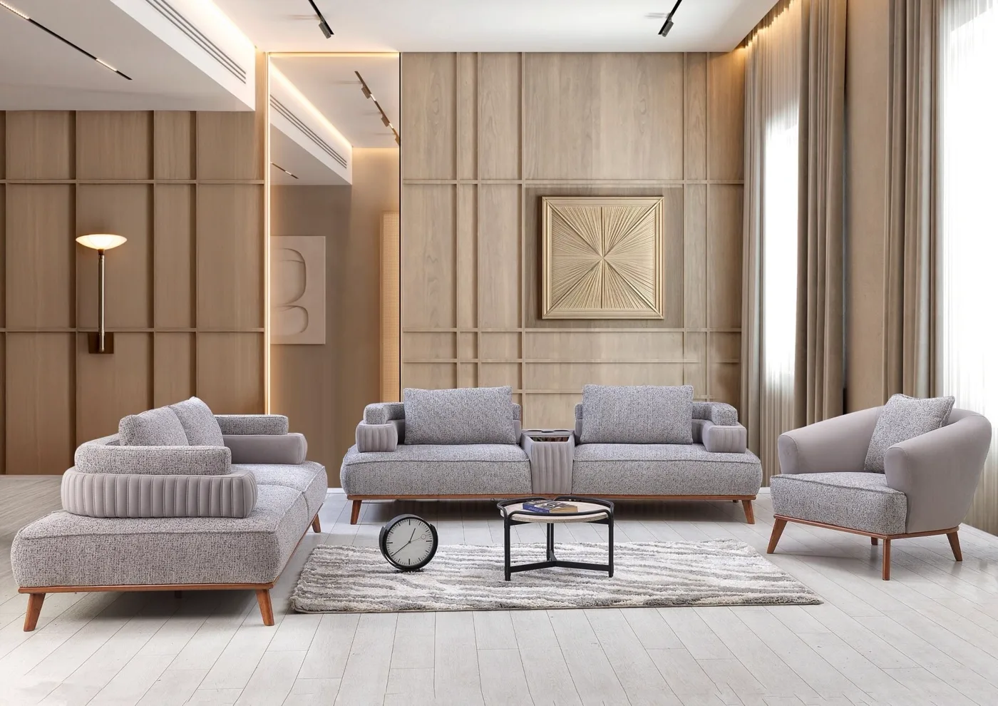 Leon Sofa Set with Coffee Table EF139