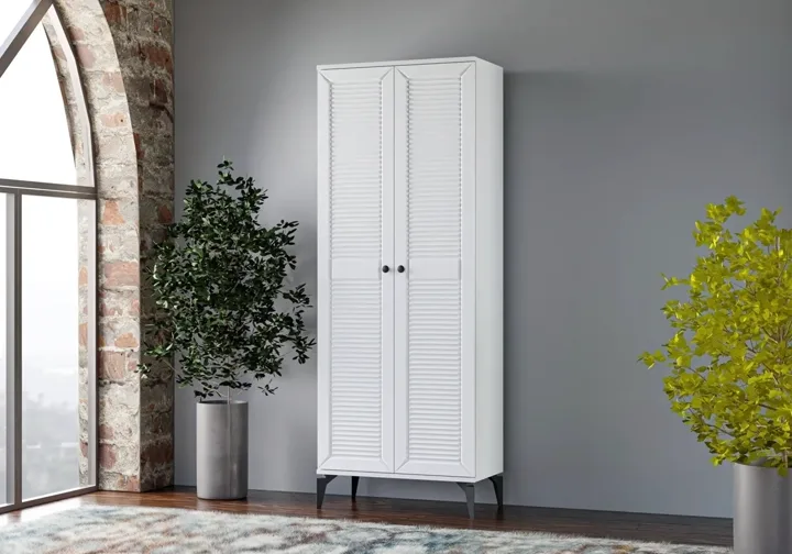 Naz White Multi-purpose Cabinet TN0410