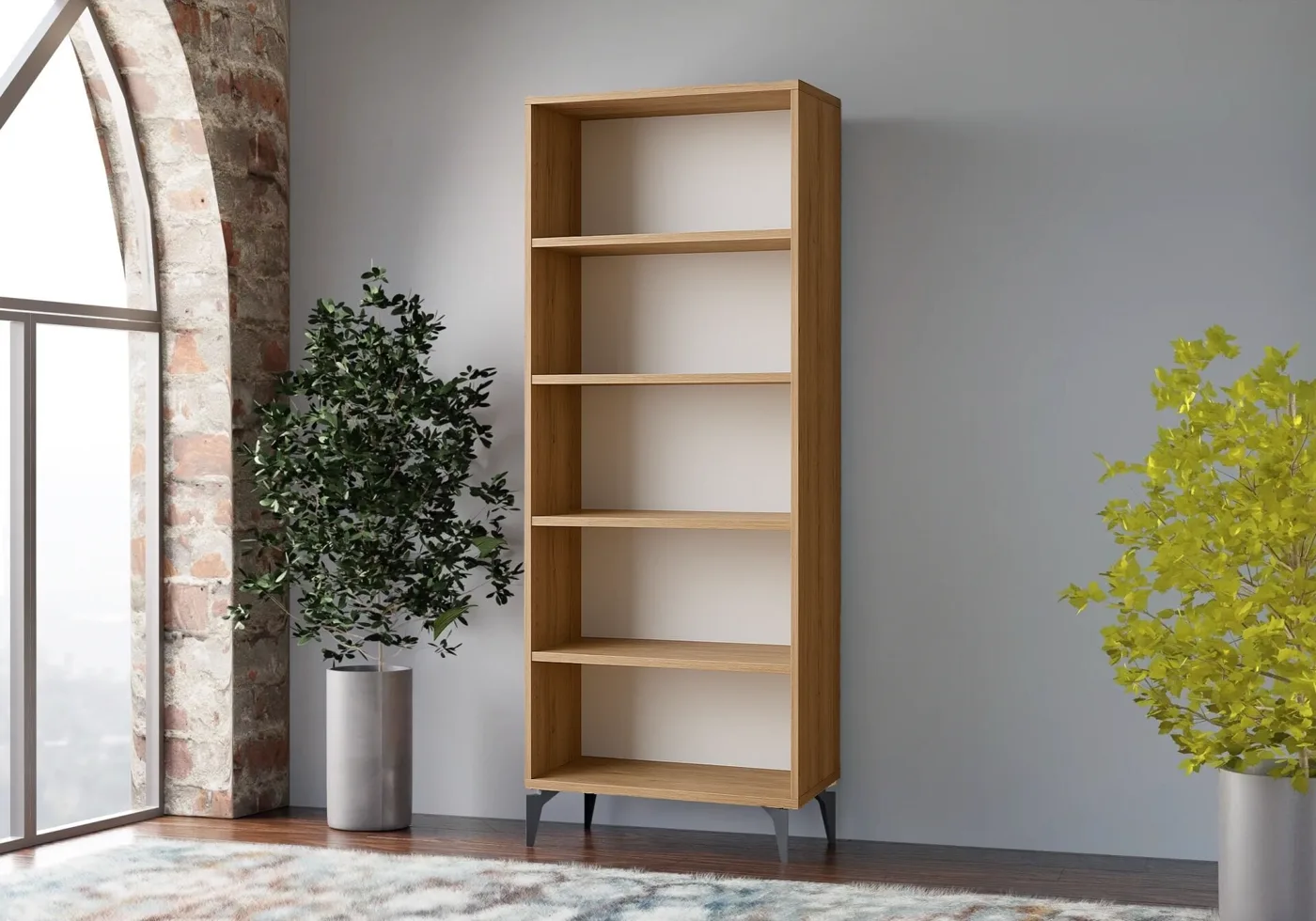 Emir Atlantic Pine-Walnut Multi-purpose Cabinet TN0418