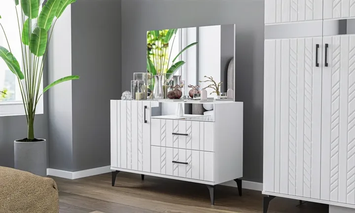 Konak White Chest of drawers TN0152