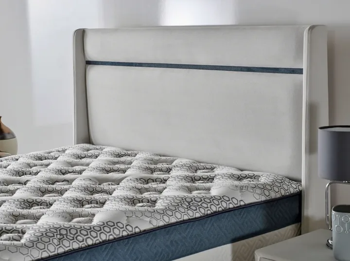 Aspendos Krem 200 cm Çift Kişilik Baza Başlığı CB3211