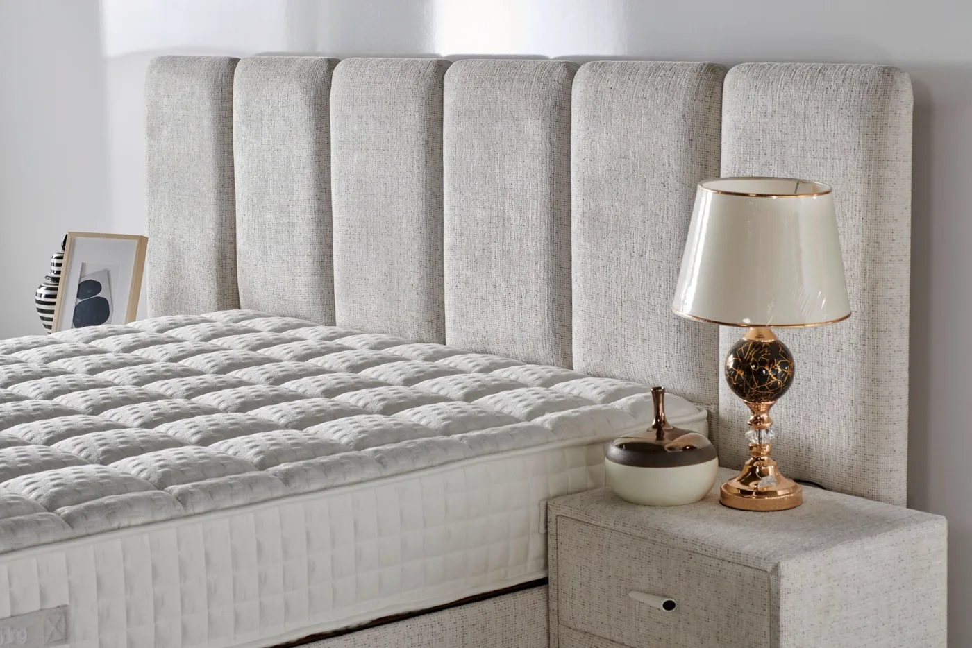 Angel Modern 150 cm Double Divan Base Headboard CB3209