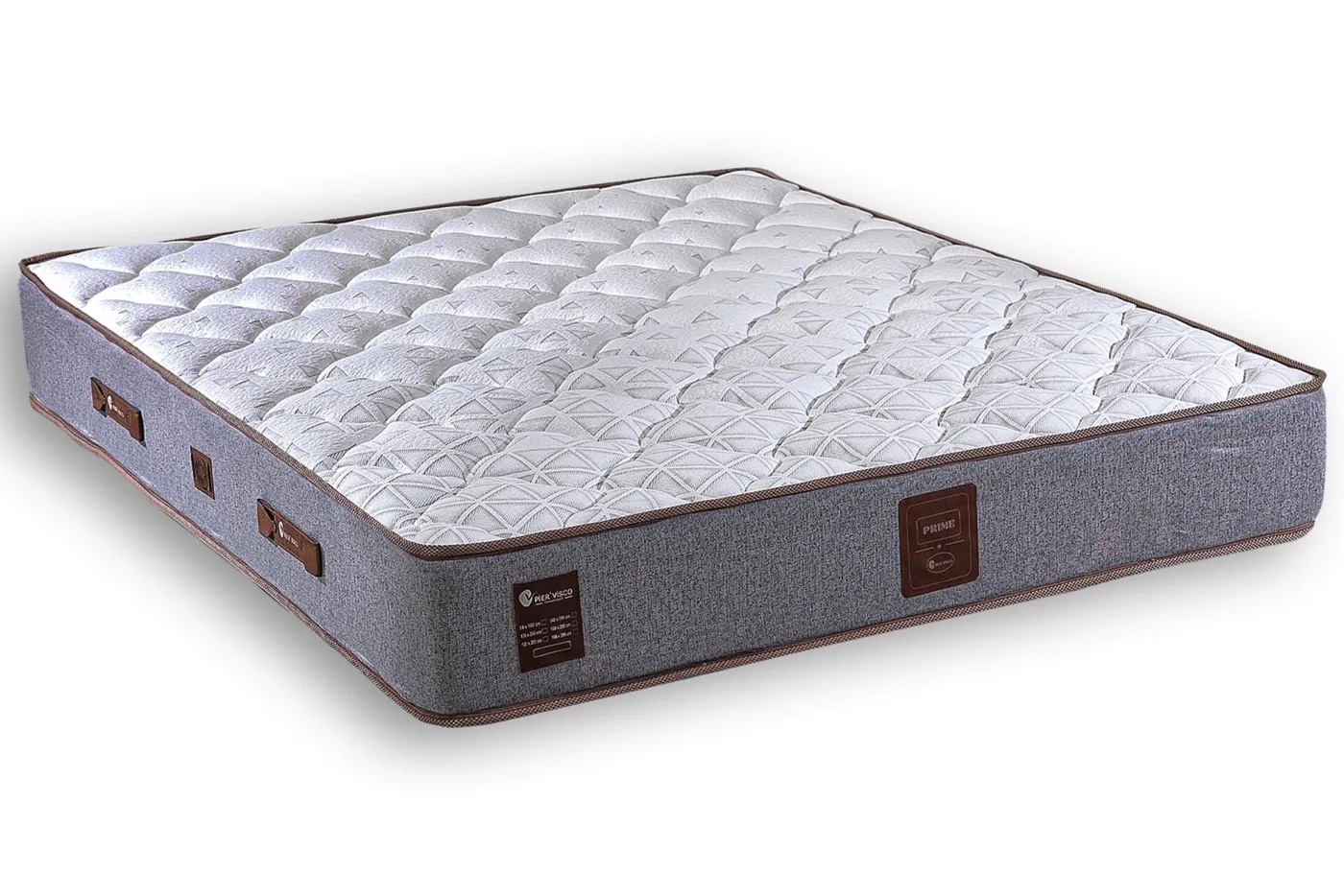 Pier 150x200 Double Mattress, Divan Base & Headboard Set PV1406