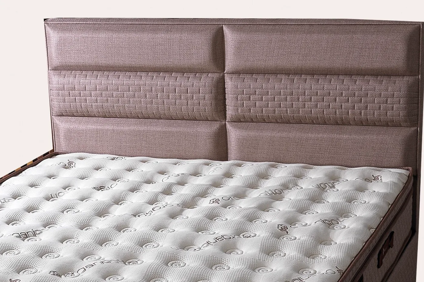 Master 200x200 Double Mattress, Divan Base & Headboard Set PV1404