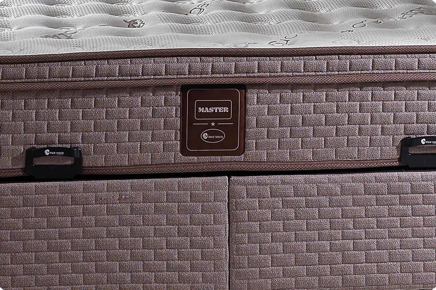 Master 200x200 Double Mattress, Divan Base & Headboard Set PV1404