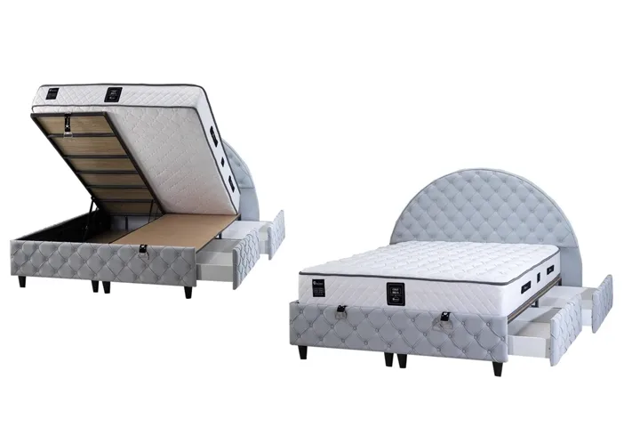 Cold Bed 90x190 Single Divan Base & Headboard Set PV1312