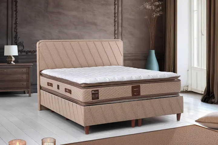 Majesty 90x190 Single Divan Base & Headboard Set PV1308