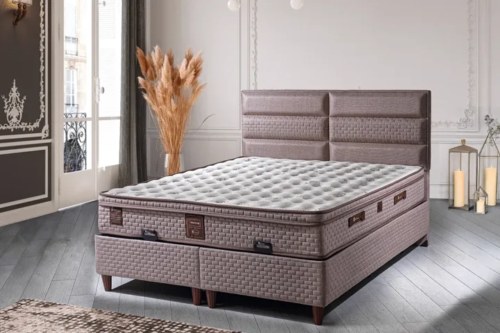 Master 90x190 Single Divan Base & Headboard Set PV1304