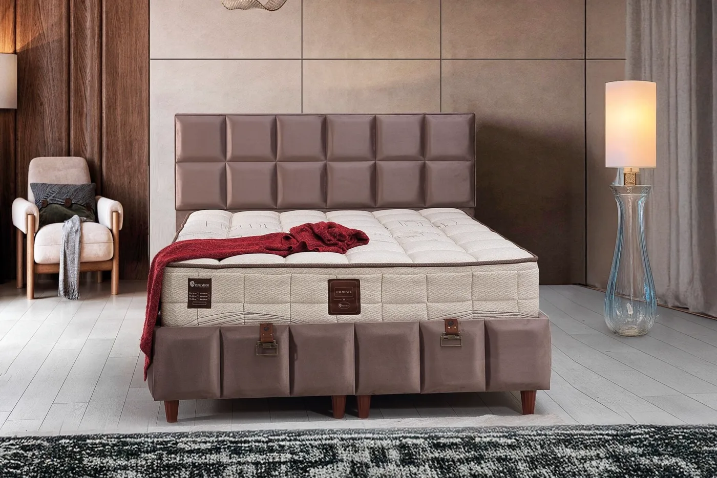 Calmante 90 cm Tek Kişilik Baza Başlığı PV1210