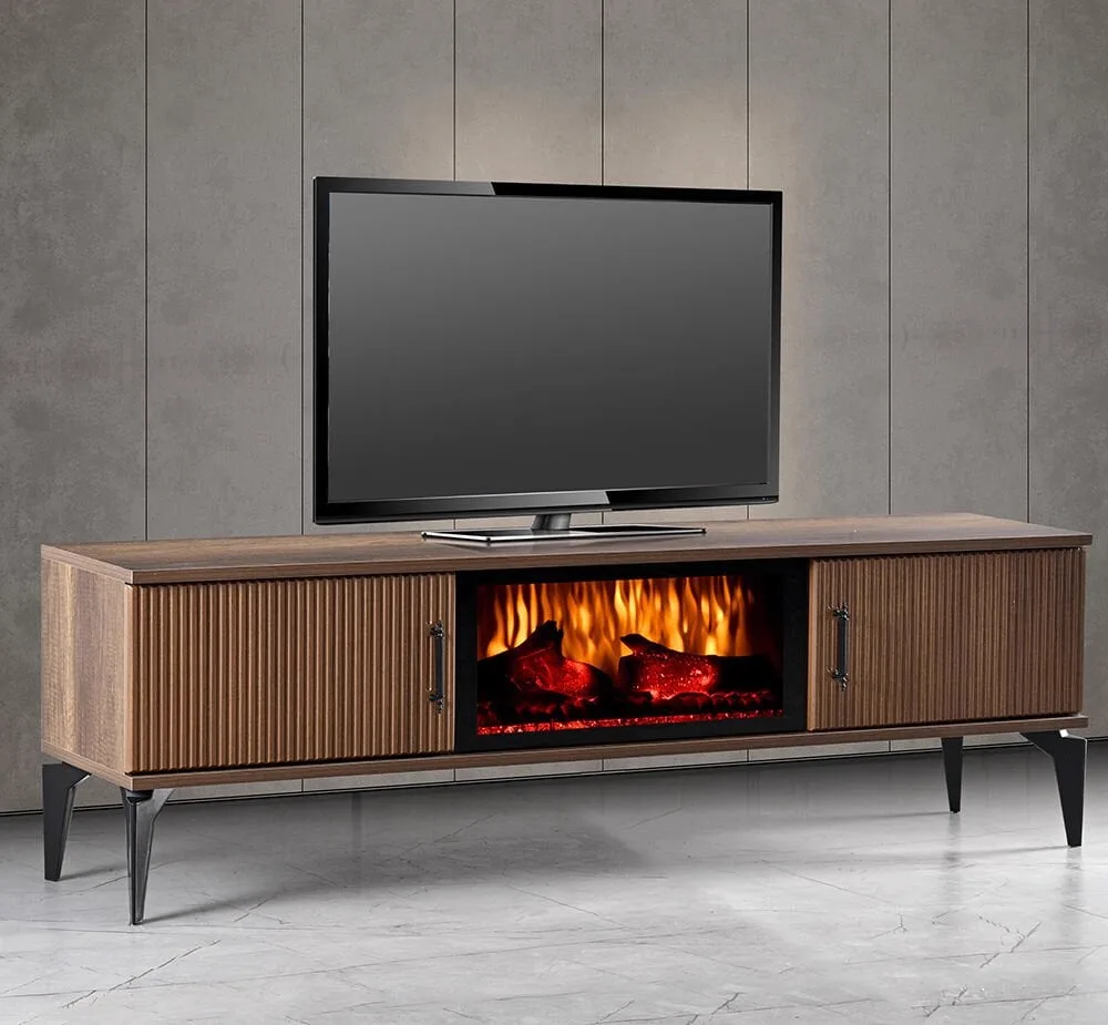 Şömineli TV Sehpası GKR1409