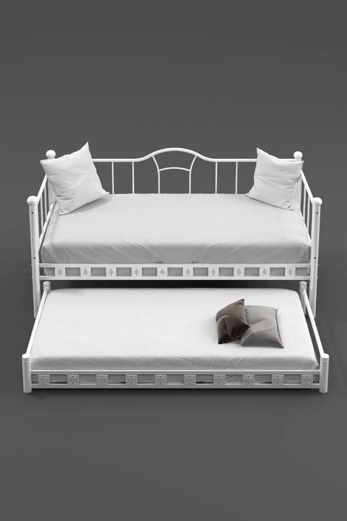 Kamelya Gästebett Tagesbett und Matratzenset 90x200 ARM149