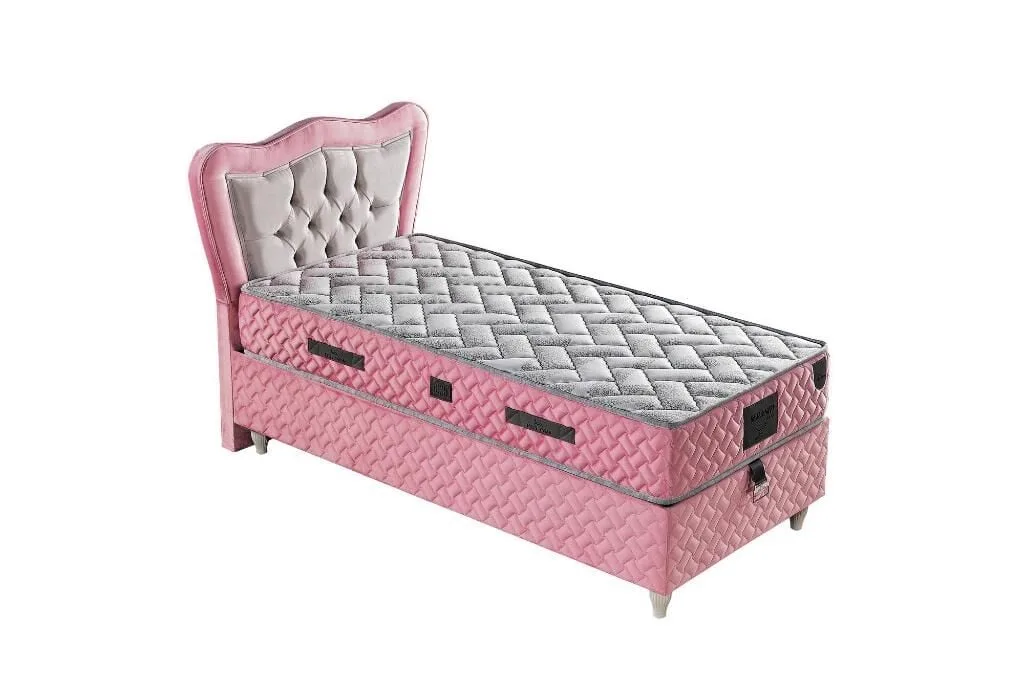 Hanzade 180x200 Double Mattress, Divan Base, Headboard Set EY2025