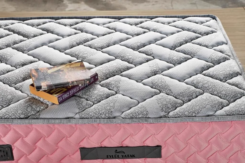 Hanzade 180x200 Double Mattress, Divan Base, Headboard Set EY2025