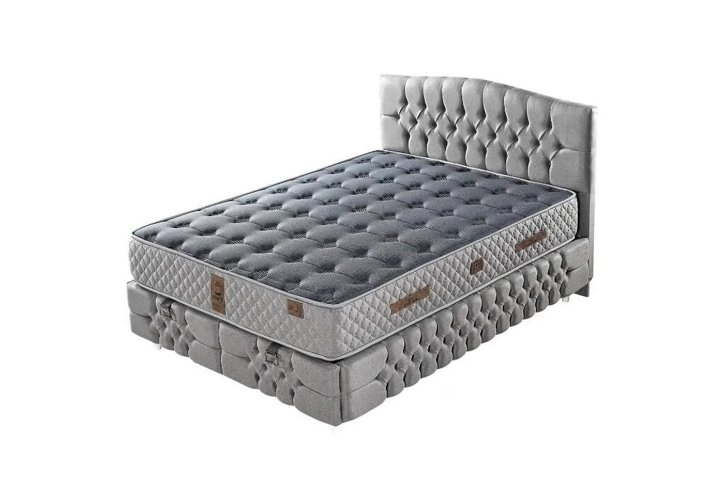 Soft 140X200 Double Mattress, Divan base, Headboard Set EY2019