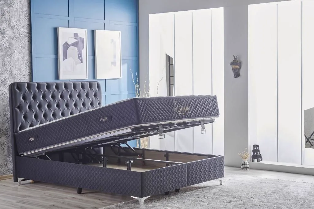 Stannis 200x200 Double Divan Base, Headboard Set CB2423