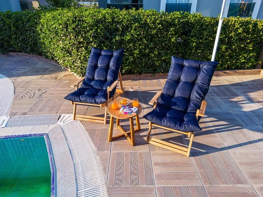 Angel Wooden Sun Lounger Table ROY008-2