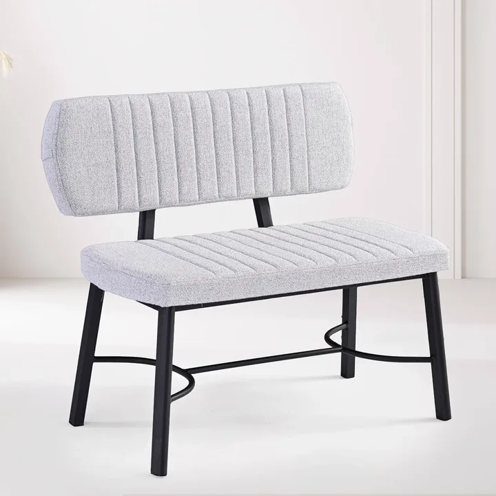 Ceyda Black Backrest Bench HDR1310