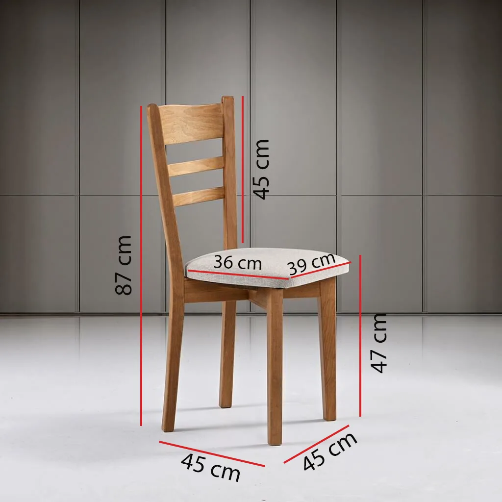 Zen White Table & Tepeli Chair Set HDR1265