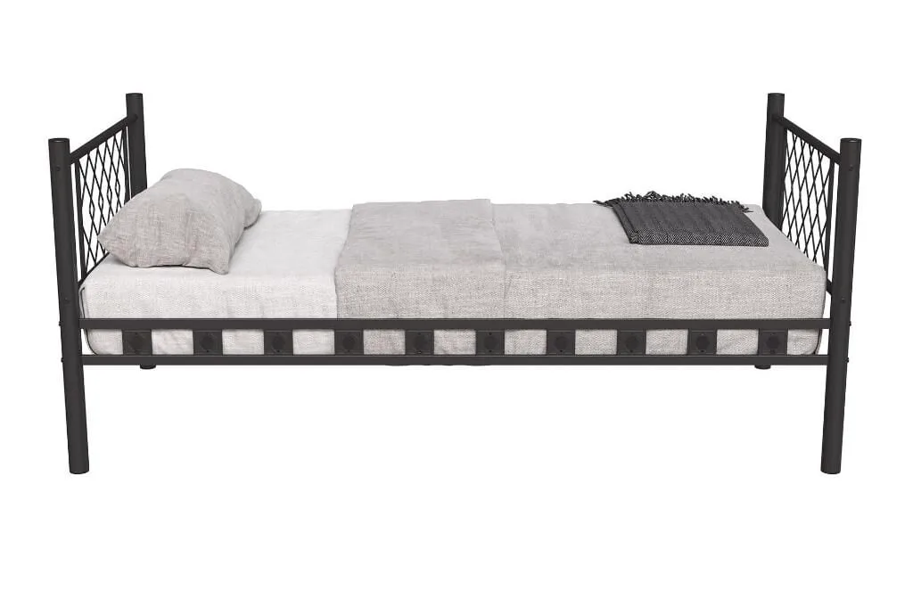 Metis Metal Bedstead 90x200 ARM165 Black