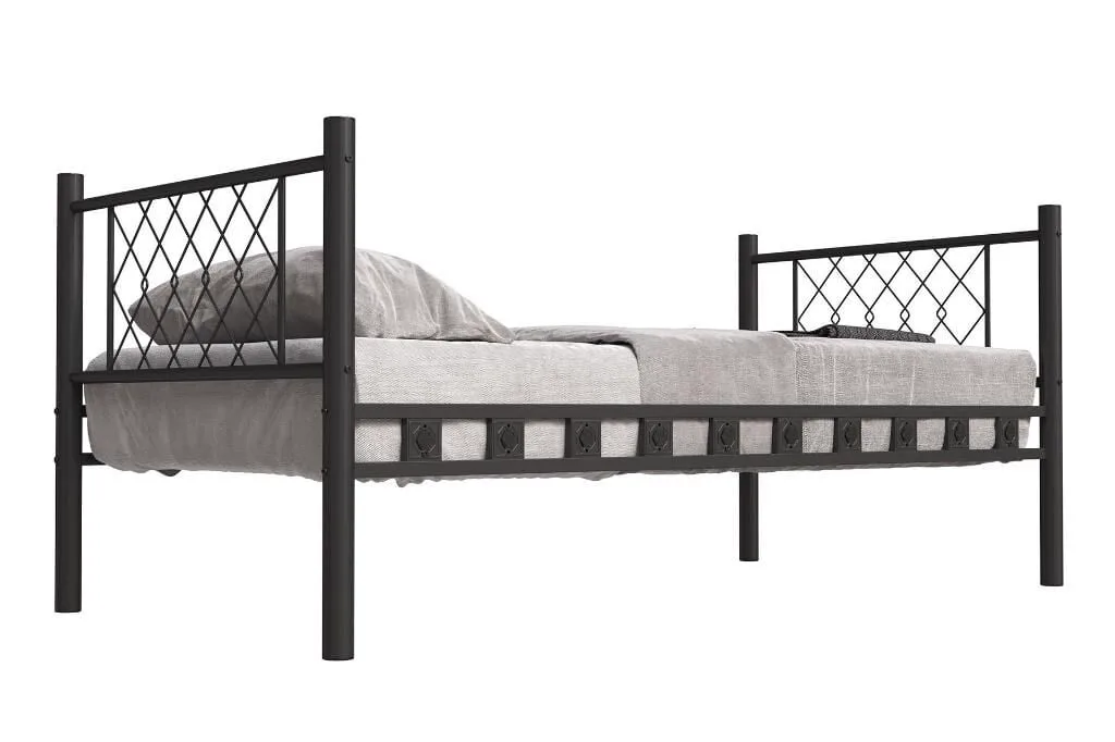 Metis Metal Bedstead 90x200 ARM165 Black
