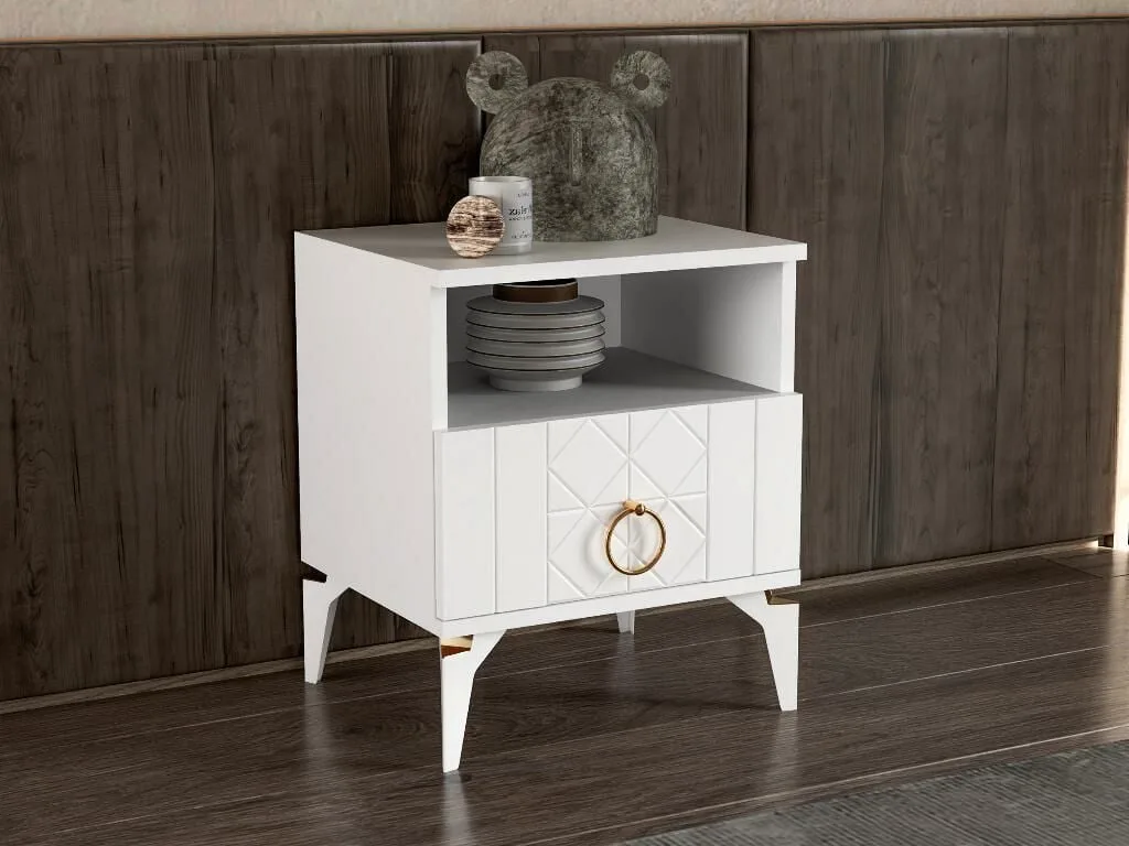Yildiz 180 White Bedroom Set TN1110