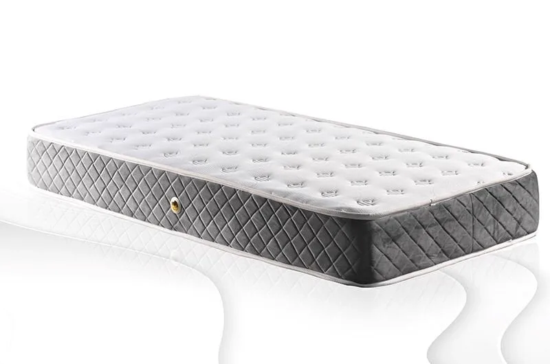 Solid Set 90 Anthracite Mattress Divan Base Headboard Set TN1523