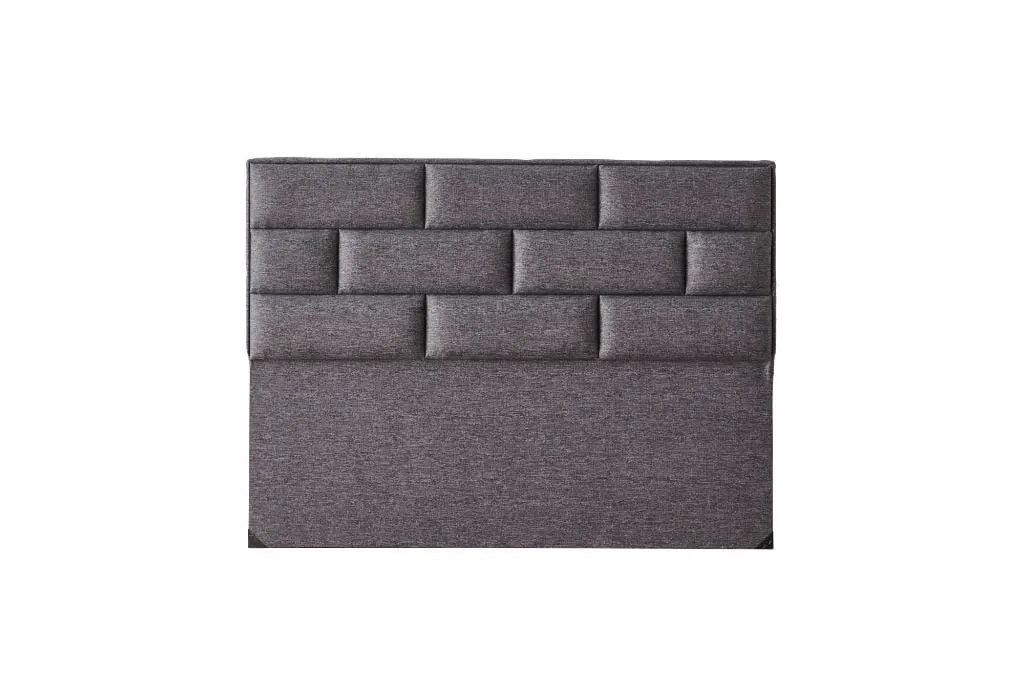 Stone 160x200 Double Divan Base & Headboard Set MBL1411