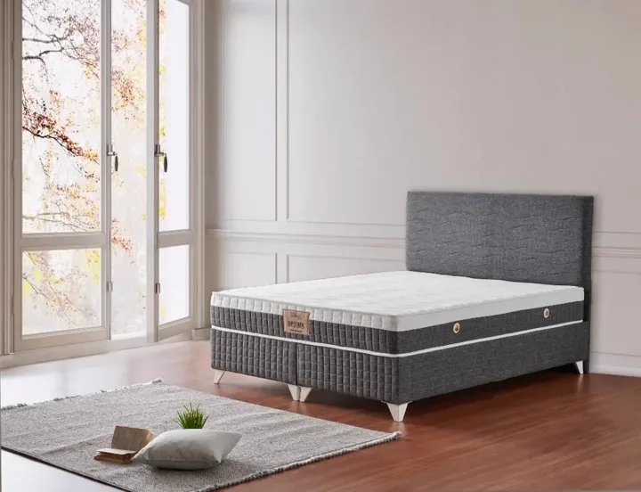 Optima 90x200 Single Divan Base & Headboard Set MBL1416
