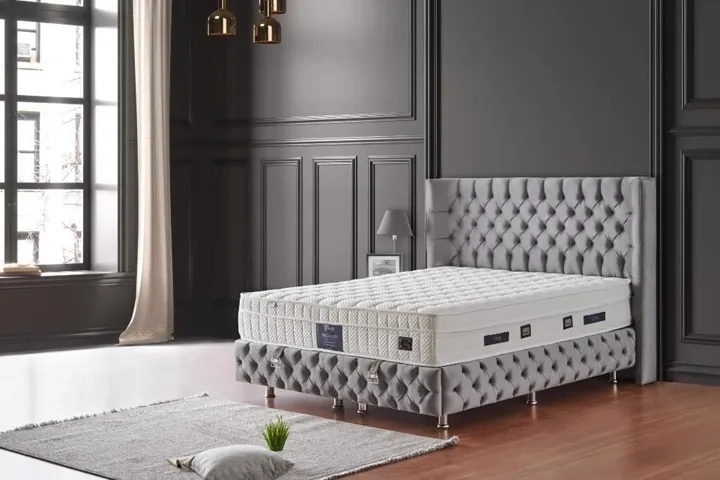 Arena 160x200 Double Divan Base & Headboard Set MBL1404