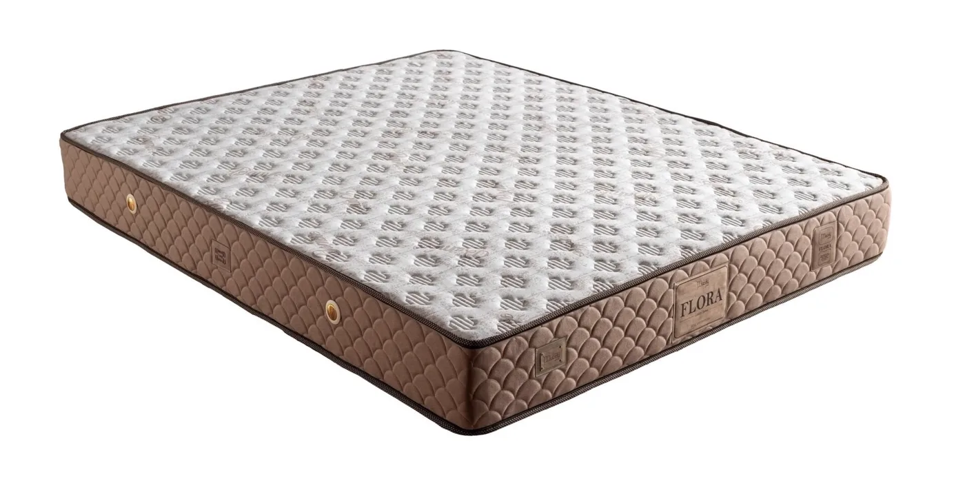 Flora 90x190 Tek Kişilik Yatak, Baza, Başlık Seti MBL1015