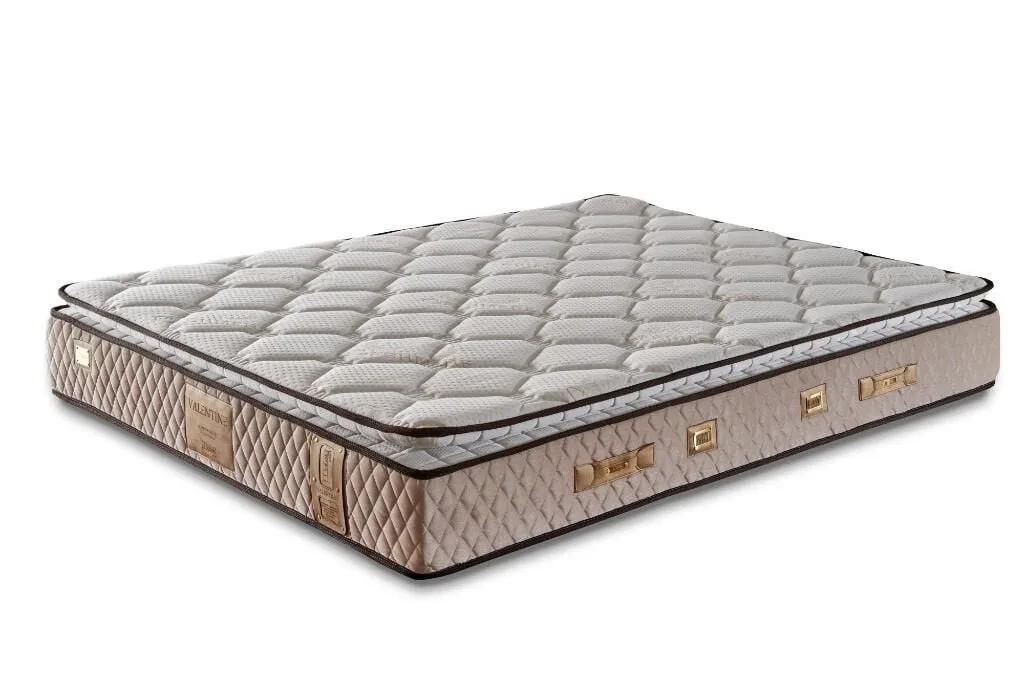 Valentine 200x200 Double Mattress, Divan base, Headboard Set MBL1010