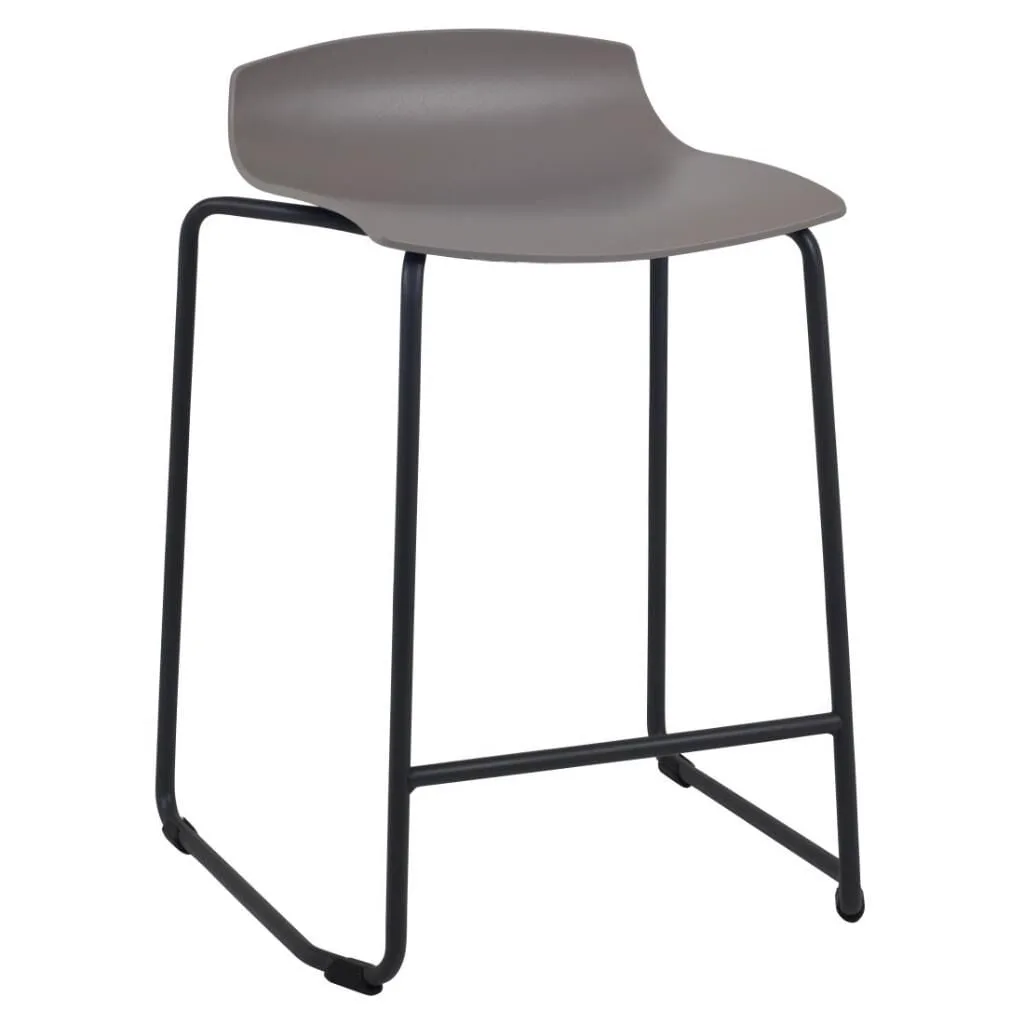 X-treme Sled Pro Ash Brown - Black Bar Stool PPT1651