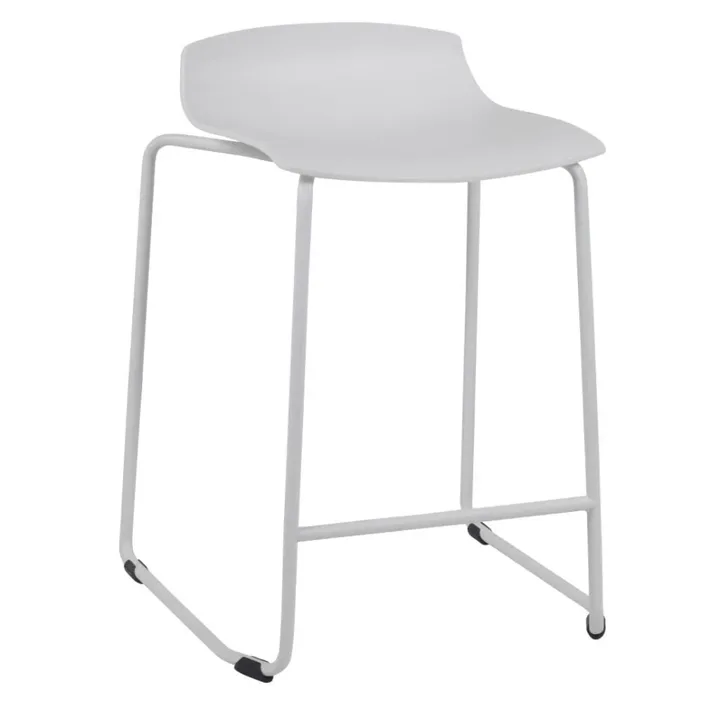 X-treme Sled Pro White - White Bar Stool PPT1640