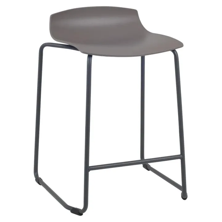 X-treme Sled Pro Ash Brown - Anthracite Bar Stool PPT1641