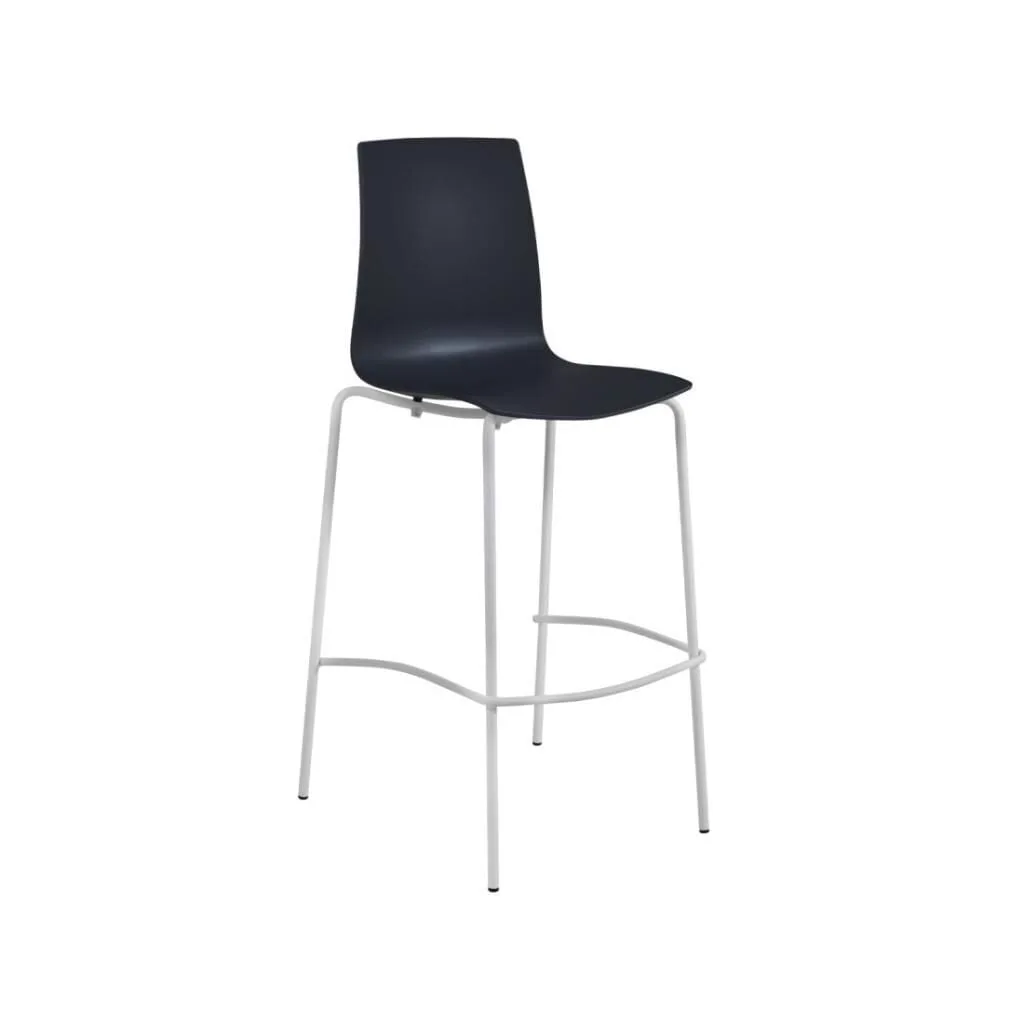 X-treme BSL Pro Black - White Bar Chair PPT1593