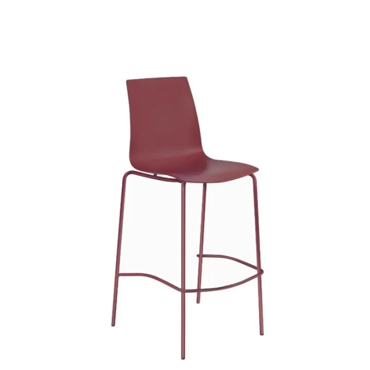Sgabello da bar X-treme BSL Pro rosso scuro - rosso scuro PPT1584