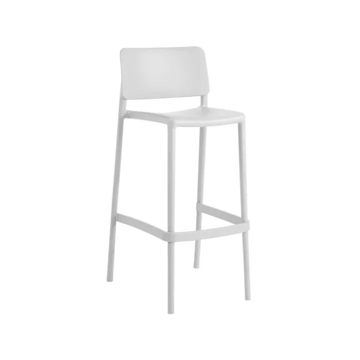 Joy-S Bar 75cm White Bar Chair PPT1553