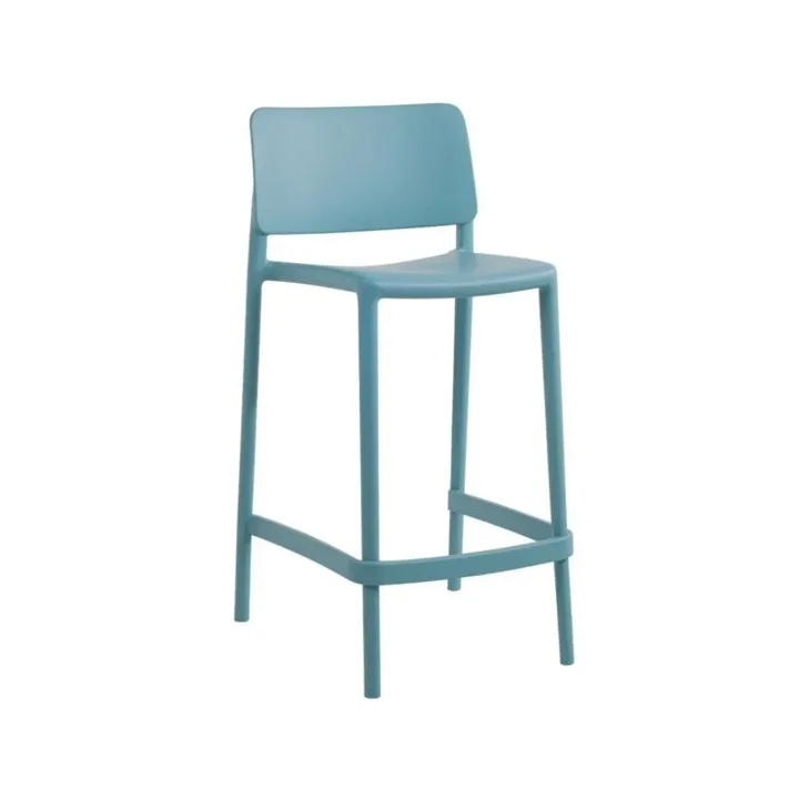 Joy-S Bar 65cm Turquoise Blue Bar Chair PPT1547