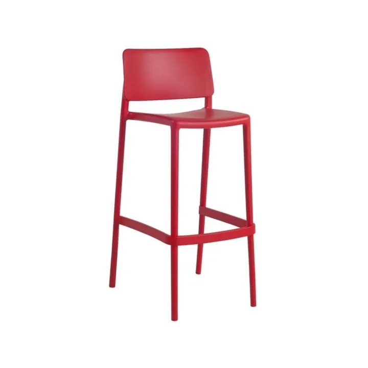 Tabouret de bar Joy-S Bar 75cm rouge PPT1550