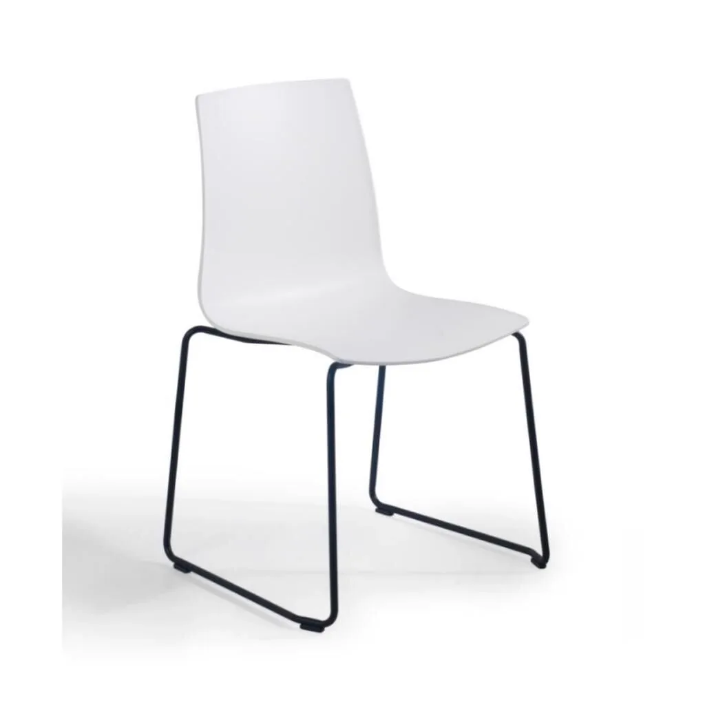 X-treme S Sled PRO White - Anthracite Kitchen Chair PPT1423