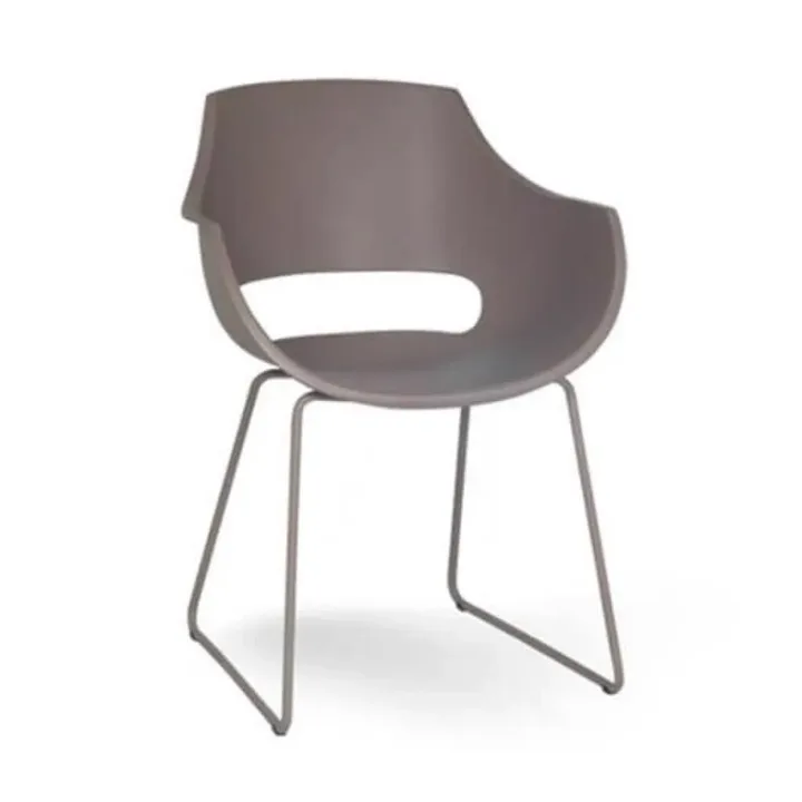 Opal Sled Pro Ash Brown - Ash Brown Kitchen Chair PPT1306