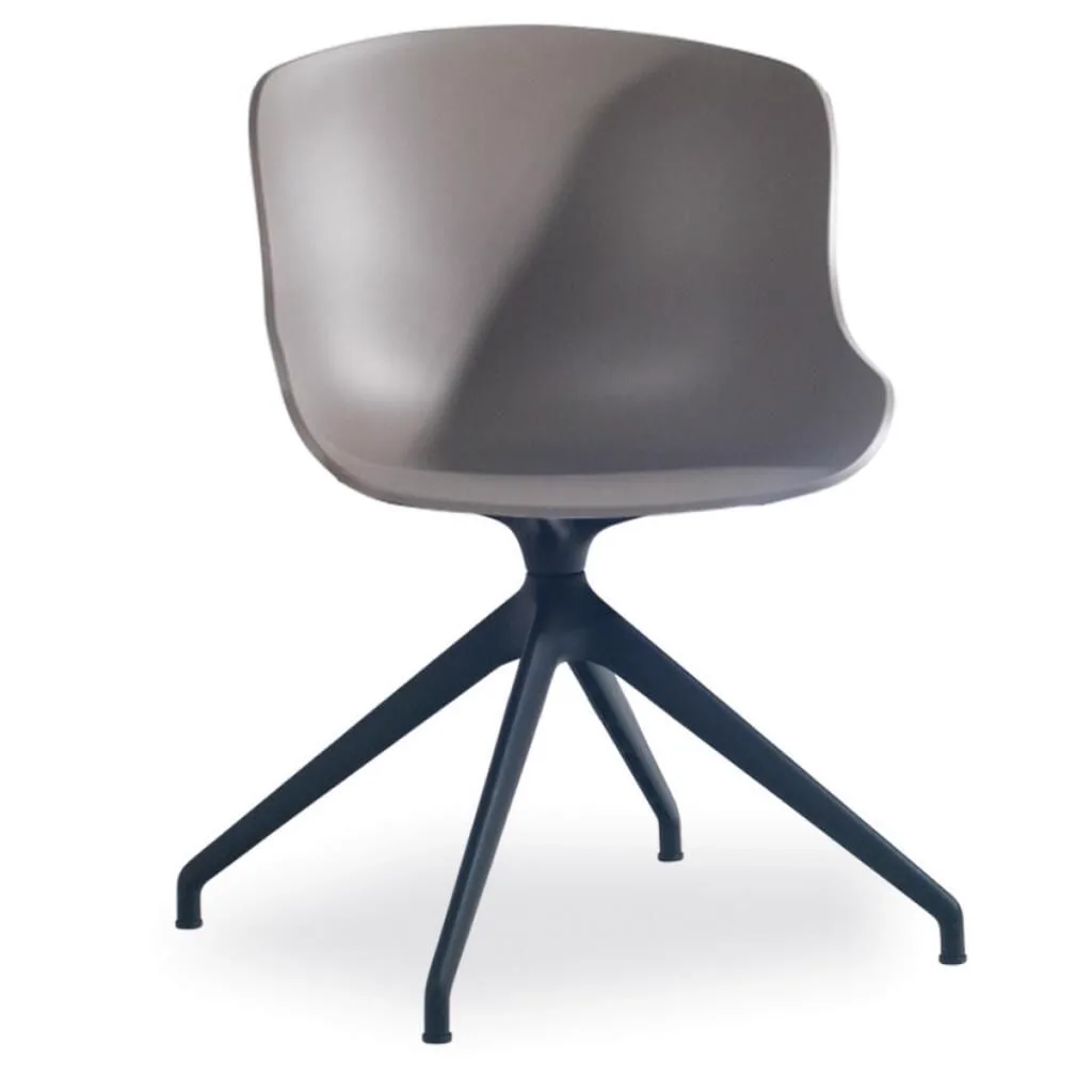 Globe-S Swivel Ash Brown - Black Chair PPT1165