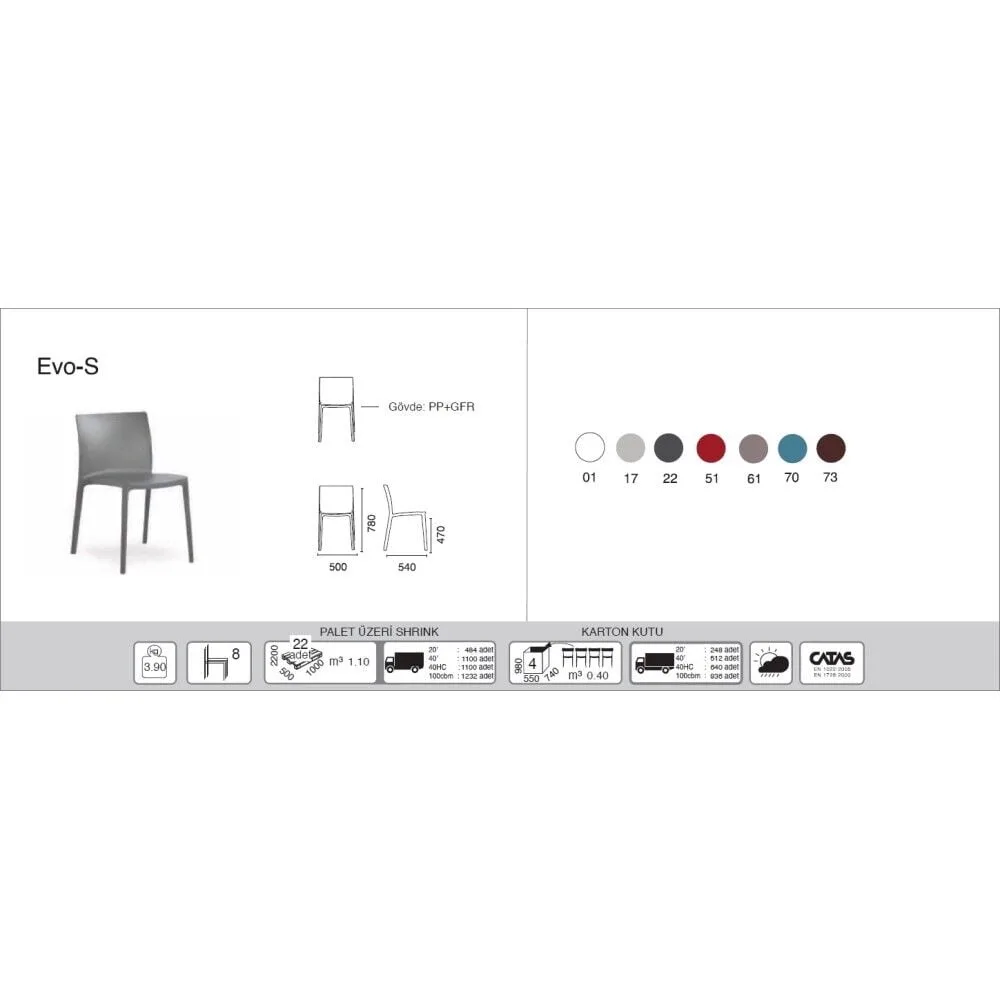 Evo-S Wenge Kitchen Chair PPT1099