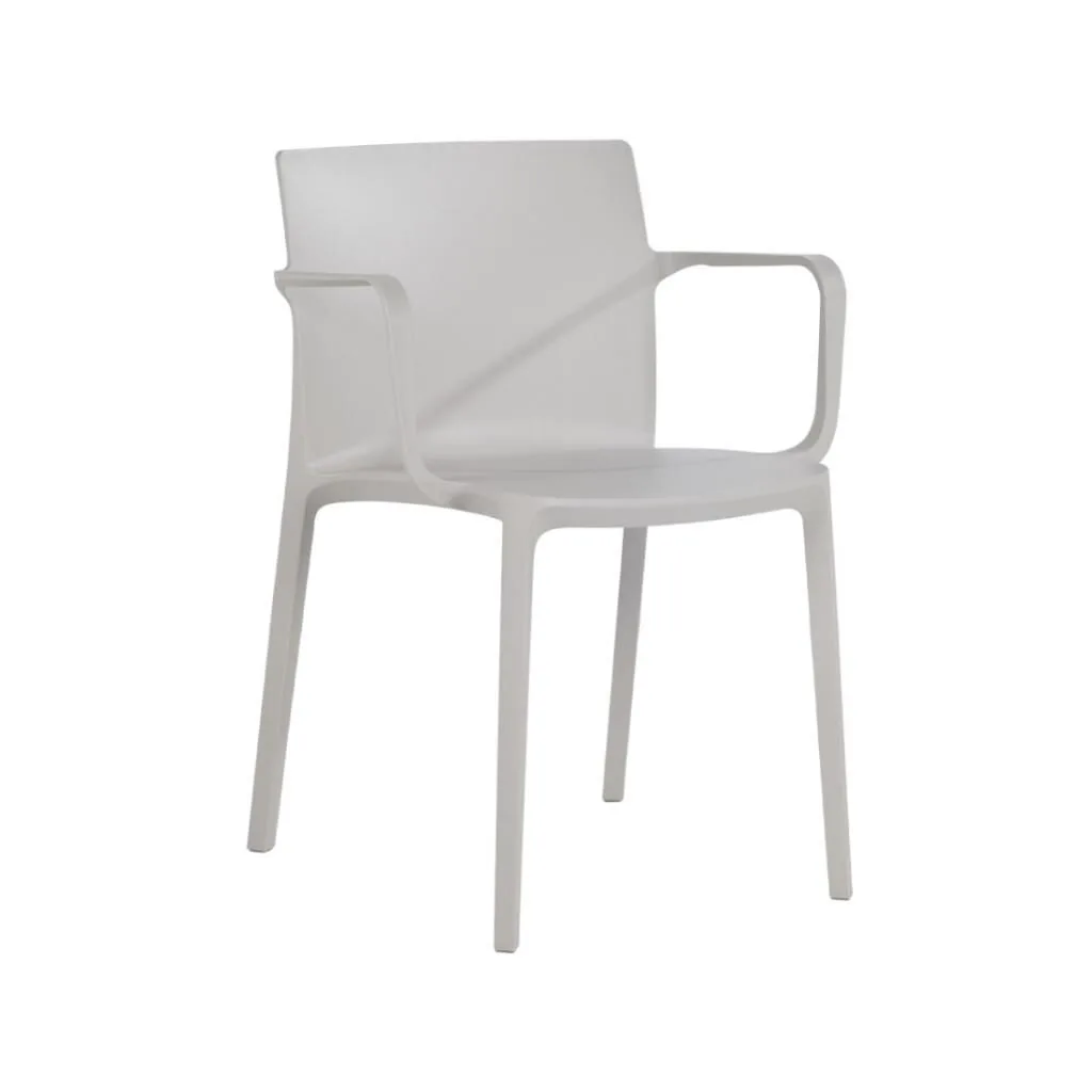 Evo-K Light Grey Kitchen Chair with Arms PPT1087