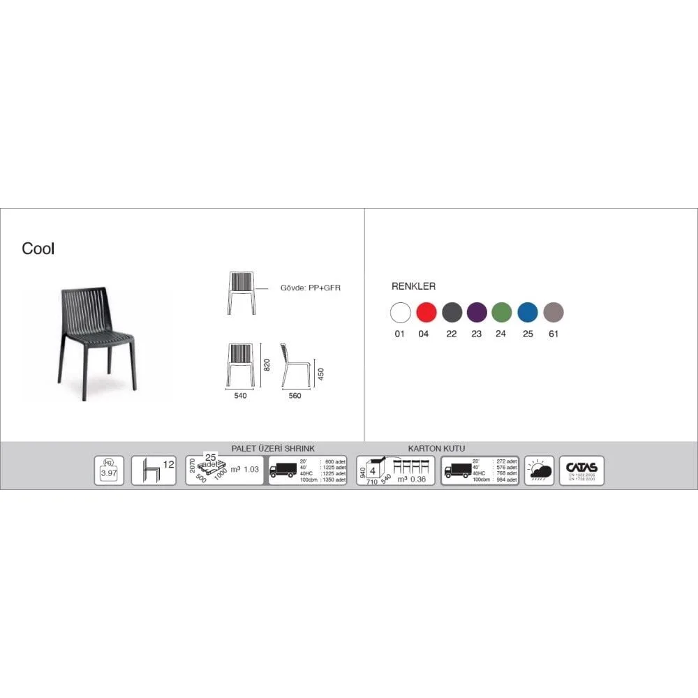 Cool Ash Brown Kitchen Chair PPT1018