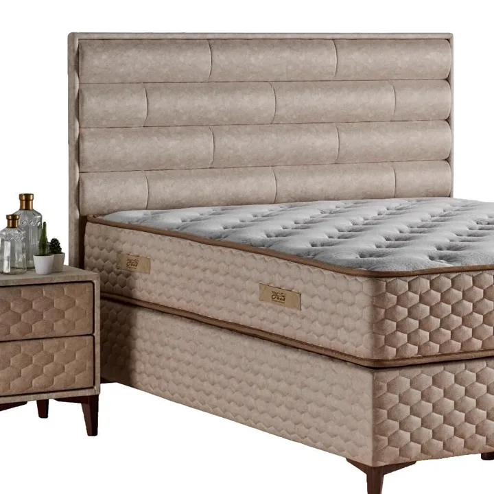 Riva 90cm Single Divan Base Headboard MYB1210B